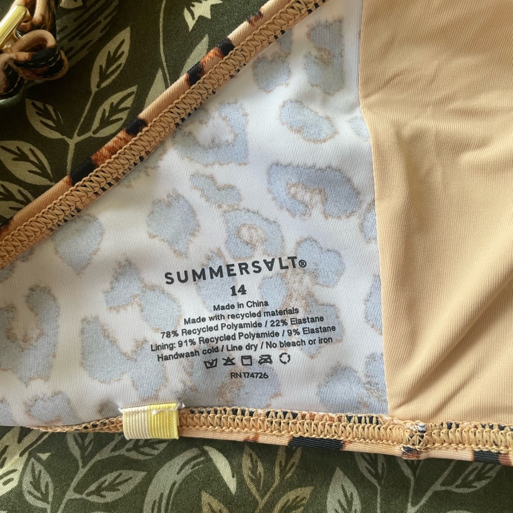 NWOT Summersalt Leopard Bikini - Picture 5 of 7